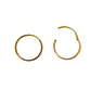 Argollas Clicker 8mm 20g Acero Quirurgico Chapadas En Oro 18k - Miniatura 1