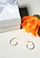 Argollas Clicker 10mm 20g Acero Quirurgico Chapadas En Oro 18k - Miniatura 6