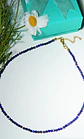Collar gargantilla lapislazuli 4mm chapado en oro 18k Terranova - Miniatura 10