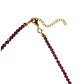 Collar gargantilla granate 4mm chapado en oro 18k Terranova - Miniatura 5