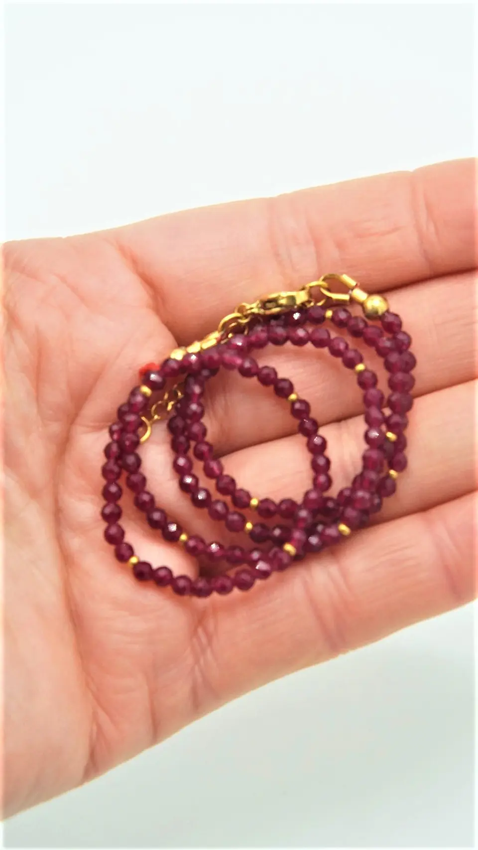 Collar gargantilla Rubi 4mm chapado en oro 18k Terranova 5