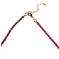 Collar gargantilla Rubi 4mm chapado en oro 18k Terranova - Miniatura 7