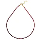 Collar gargantilla Rubi 4mm chapado en oro 18k Terranova - Miniatura 1