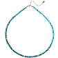 Collar gargantilla turquesa 5mm plata fina 925 Terranova - Miniatura 1
