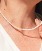 Collar gargantilla Piedra Luna 3mm plata fina 925 Terranova - Miniatura 6
