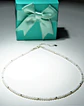 Collar gargantilla Piedra Luna 3mm plata fina 925 Terranova - Miniatura 2