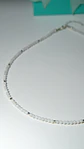 Collar gargantilla Piedra Luna 3mm plata fina 925 Terranova - Miniatura 8