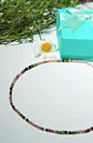 Collar gargantilla Turmalina 3mm plata fina 925 Terranova - Miniatura 9