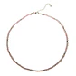 Collar gargantilla Cuarzo Rosa 4mm plata fina 925 Terranova - Miniatura 1
