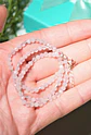 Collar gargantilla Cuarzo Rosa 4mm plata fina 925 Terranova - Miniatura 5