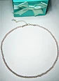 Collar gargantilla Cuarzo Rosa 4mm plata fina 925 Terranova - Miniatura 8