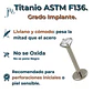 Piercing Labret Perno Tornillo 8mm Punto Luz Titanio Astm F136 - Miniatura 6
