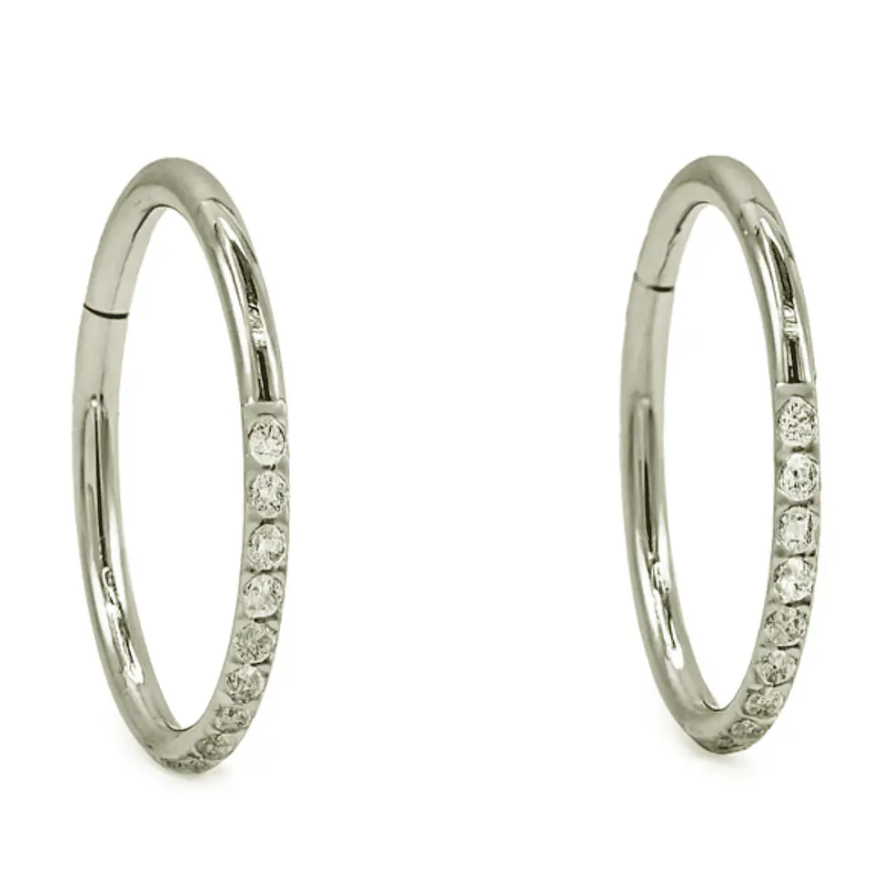 Argollas Emma 8mm 16G Titanio ASTM F136  1