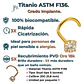 Piercing tipo S nostril 3mm titanio ASTM F136 chapado en oro 18k - Miniatura 2