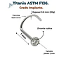 Piercing Nostril Tipo S Titanio Astm F136 20g Nariz 2mm - Miniatura 3
