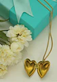 Relicario corazon MAMA turquesa chapado en oro 18k - Miniatura 2