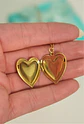 Relicario corazon MAMA burdeos chapado en oro 18k - Miniatura 10
