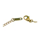 Relicario Alicia cierre magnetico zirconia verde chapado en oro 18k - Miniatura 7