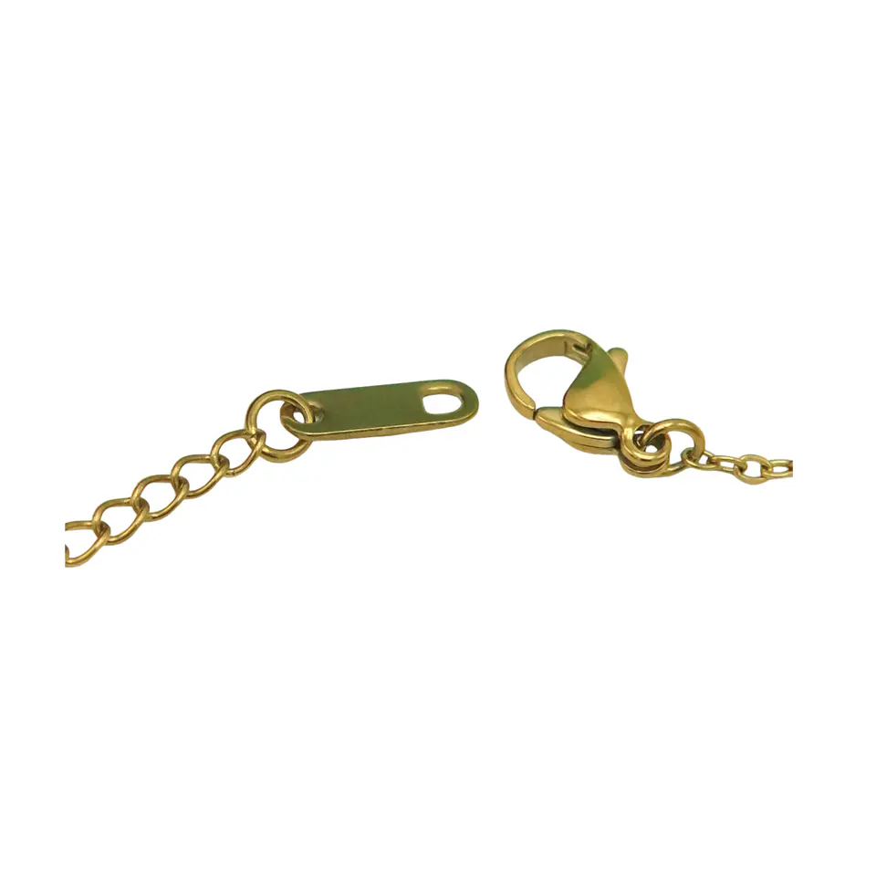 Relicario Alicia cierre magnetico zirconia verde chapado en oro 18k 7