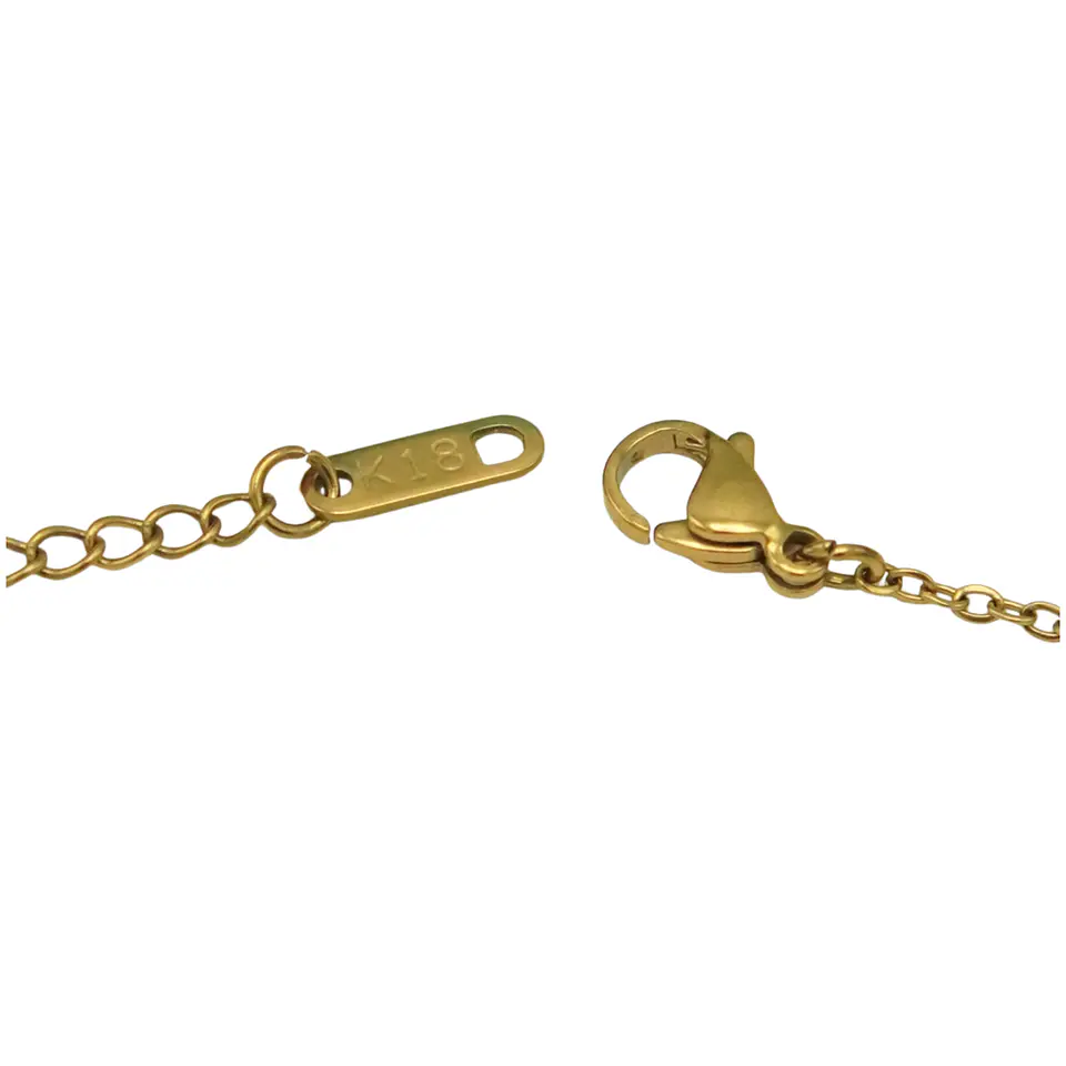 Relicario Dalia magnetico punto de luz chapado en oro 18k 9