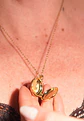 Relicario virgen Maria zirconias chapado en oro 18k - Miniatura 5