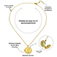 Relicario virgen Maria zirconias chapado en oro 18k - Miniatura 4