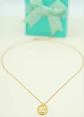 Relicario hiedras zirconias chapado en oro 18k - Miniatura 7