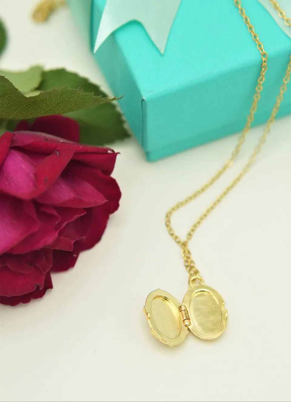 Relicario hiedras zirconias chapado en oro 18k 12