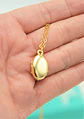 Relicario hiedras zirconias chapado en oro 18k - Miniatura 9