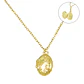 Relicario hiedras zirconias chapado en oro 18k - Miniatura 1