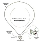 Colgante relicario corazon estrella plata fina 925 - Miniatura 4