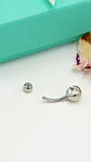 Piercing Ombligo 14G navel plateado 10mm  Titanio ASTM F136 - Miniatura 5