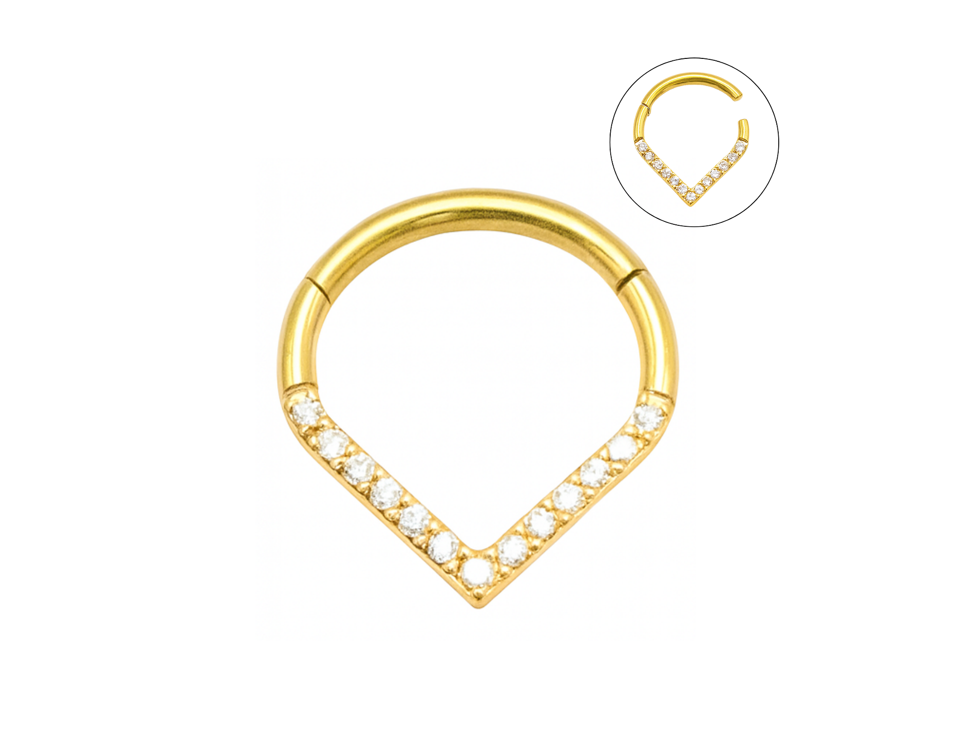 Piercing Septum Lagrima 10mm Titanio Astm F136  1