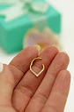 Piercing septum daith lagrima 8mm titanio ASTM F 136 chapado en oro - Miniatura 5