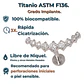 Piercing Labret Lucilla Astm F136 Titanio Zirconia 6mm - Miniatura 7