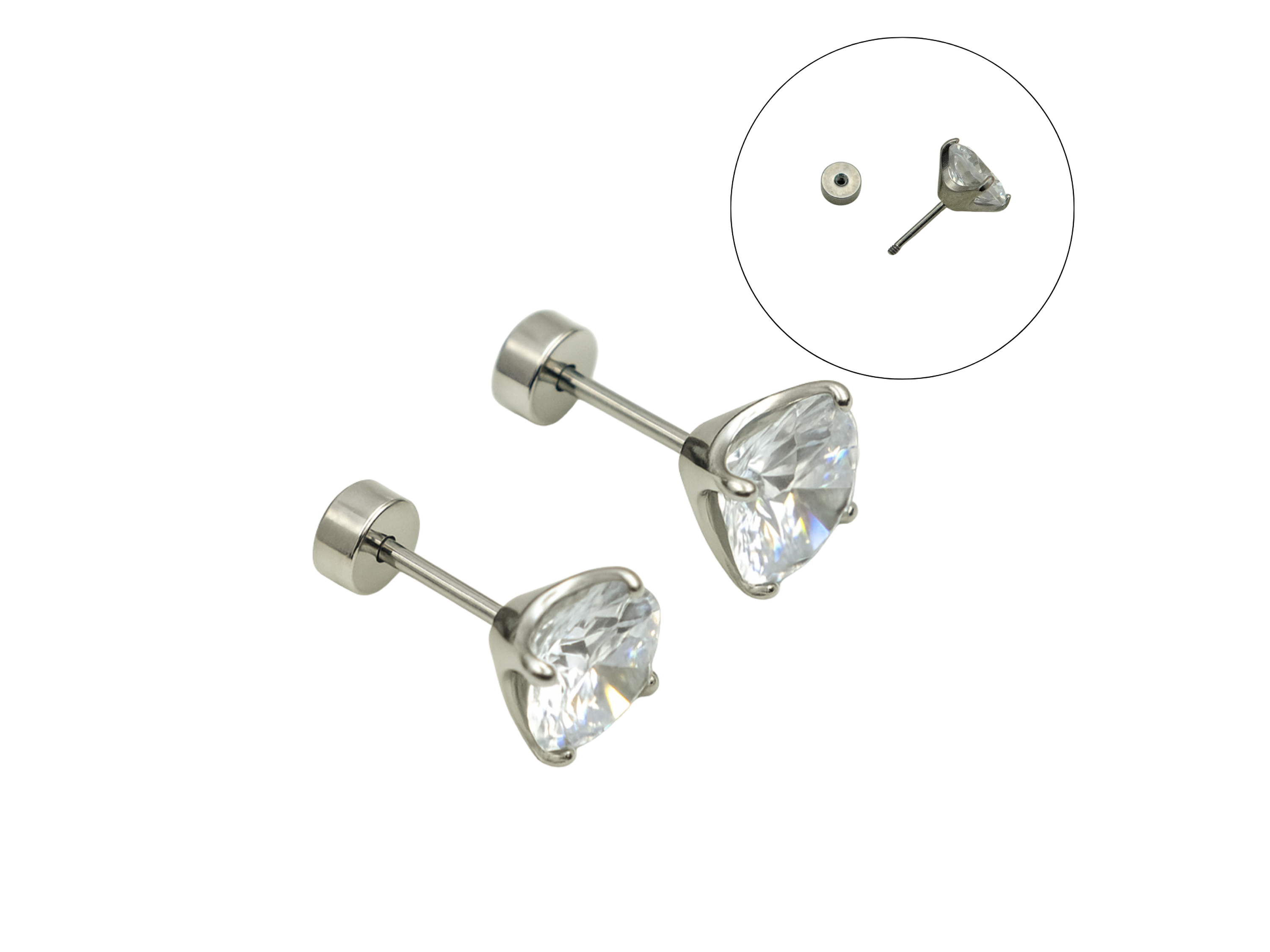 Aros punto de luz 8mm titanio ASTM F136 1