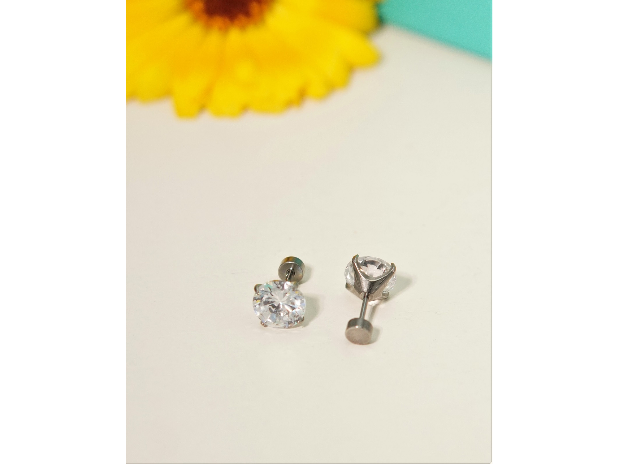 Aros punto de luz 8mm titanio ASTM F136 10