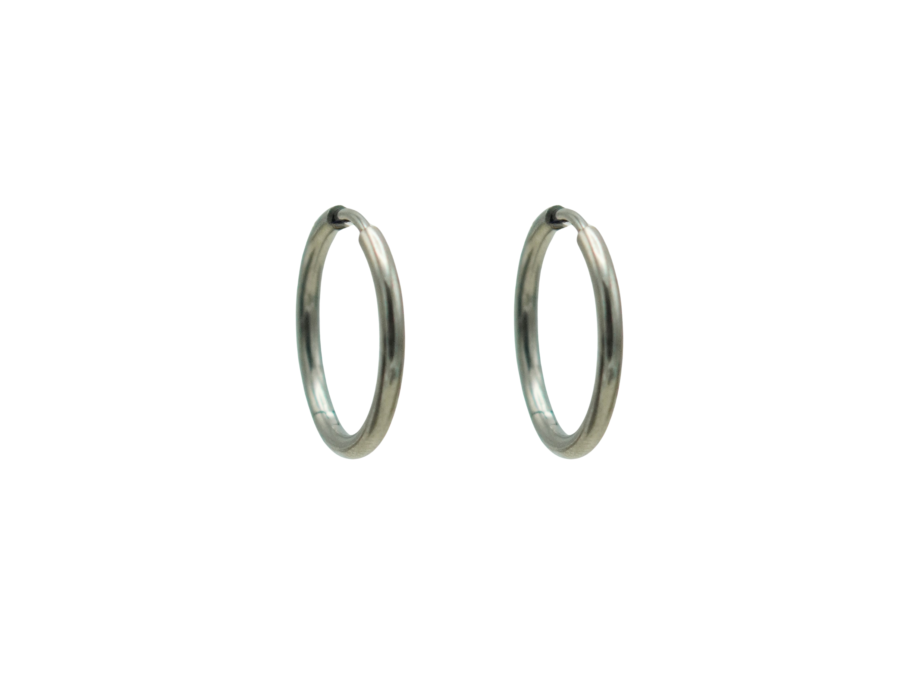 Argollas finas lisas 16mm Titanio ASTM F136 9