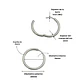 Argollas finas lisas aura 16mm Titanio ASTM F136 - Miniatura 4