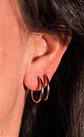 Argollas finas lisas aura 16mm Titanio ASTM F136 - Miniatura 5