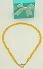 Collar gargantilla Aragonita 6mm chapado en oro 18k Terranova - Miniatura 6