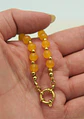 Collar gargantilla Aragonita 6mm chapado en oro 18k Terranova - Miniatura 5
