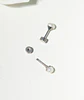 Aros Marisa perlas de rio 3mm titanio ASTM F136 Riviere - Miniatura 6