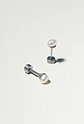 Aros Marisa perlas de rio 3mm titanio ASTM F136 Riviere - Miniatura 7
