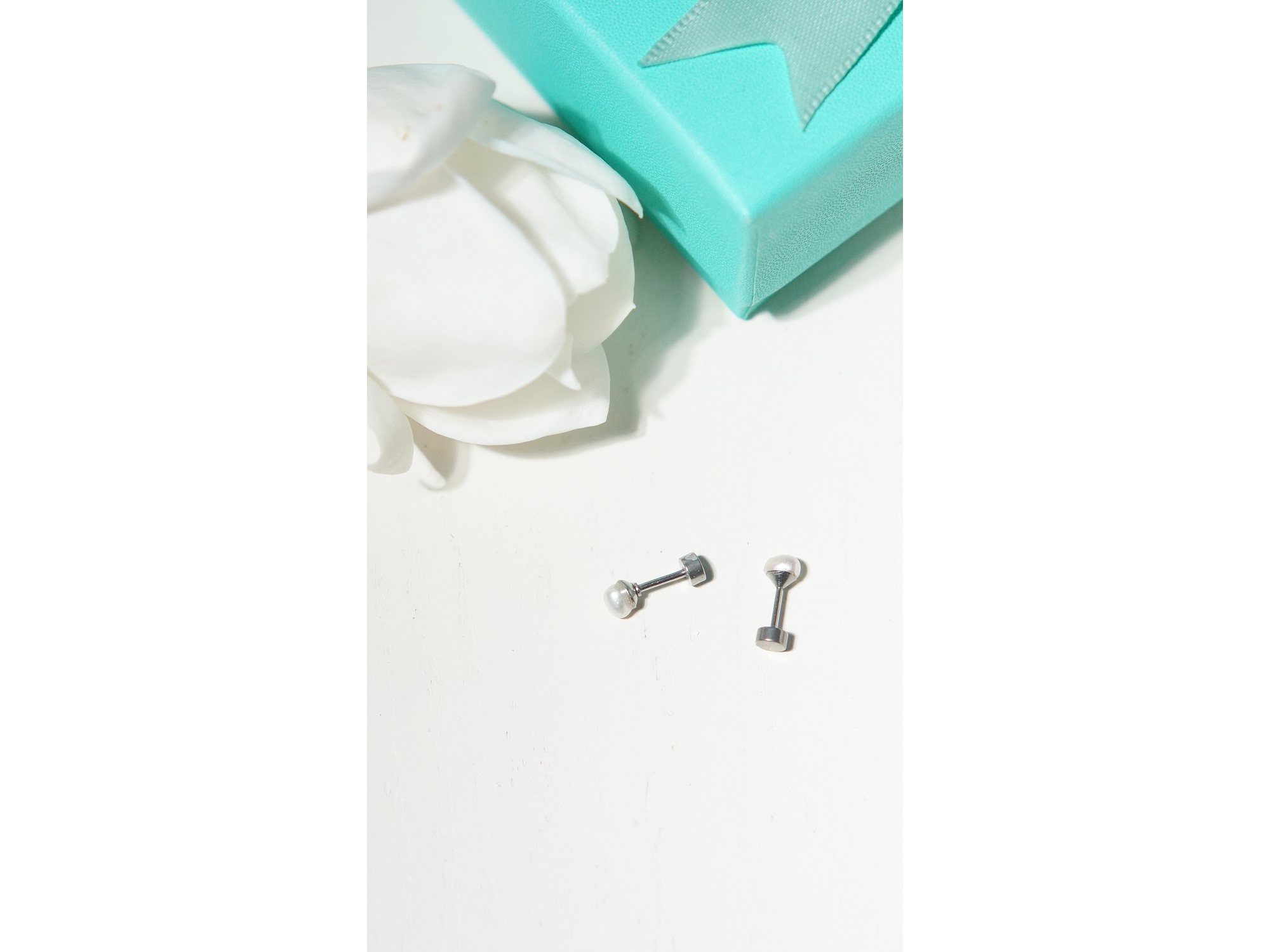 Aros Marisa perlas de rio 3mm titanio ASTM F136 Riviere 2