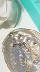 Aros Marisa perlas de rio 3mm titanio ASTM F136 Riviere - Miniatura 12