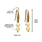 Aros Ula perlas de rio chapadas en oro 18k Riviere - Miniatura 4