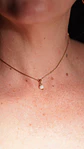 Collar ajustable Nerea perla de rio chapado en oro Riviere - Miniatura 7