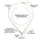 Collar ajustable Nerea perla de rio chapado en oro Riviere - Miniatura 4