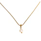 Collar ajustable Nerea perla de rio chapado en oro Riviere - Miniatura 1